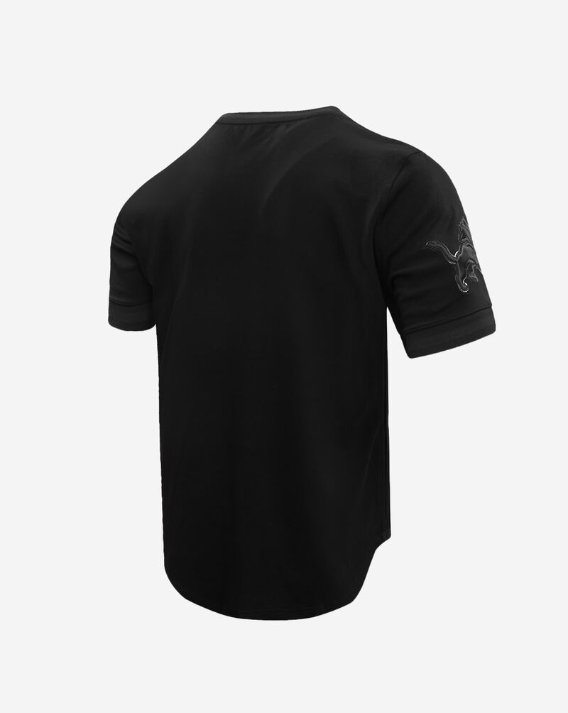 PRO STANDARD Detroit Lions Triple Black Double Knit Tee FDL1410278-3BK Black 3