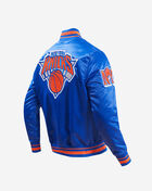 New York Knicks Retro Classic Rib Satin Jacket