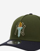 New Era 9Forty A-Frame New York Yankees City Feat Snapback Hat 60640980 Green 2
