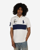 Polo Ralph Lauren Classic Fit Big Pony Mesh Polo Shirt 710B20011001-NVY White 1