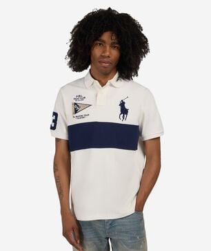 Classic Fit Big Pony Mesh Polo Shirt