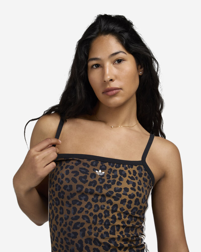 adidas Leopard Tank Top JW7310 Brown 3