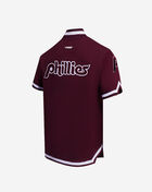 PRO STANDARD Philadelphia Phillies Short Sleeve Classic Warm Up Jacket LPH1314574-WNE Red 3
