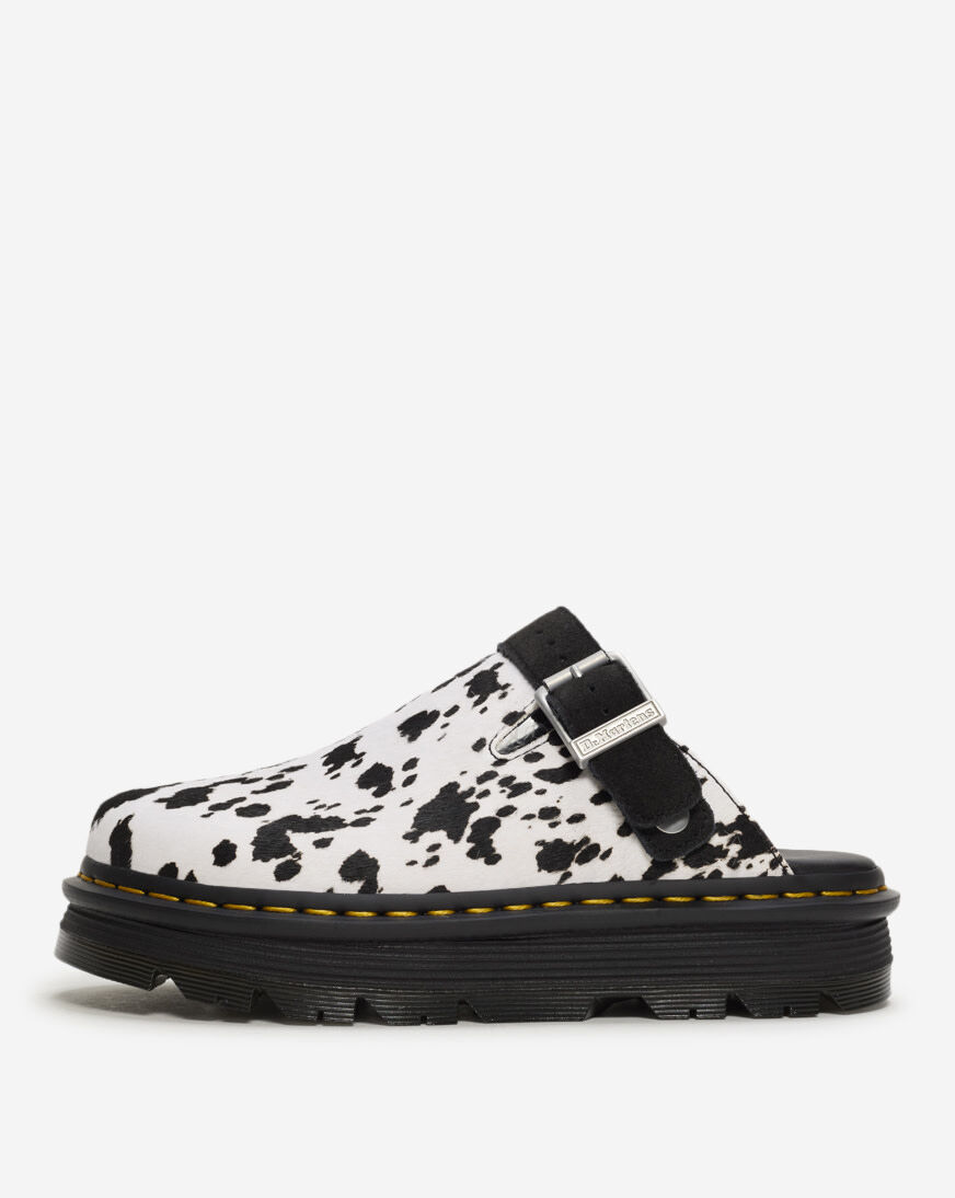 【めい】 Shop Dr. Martens Zebzag Suede Slingback Platform Mules 42850100