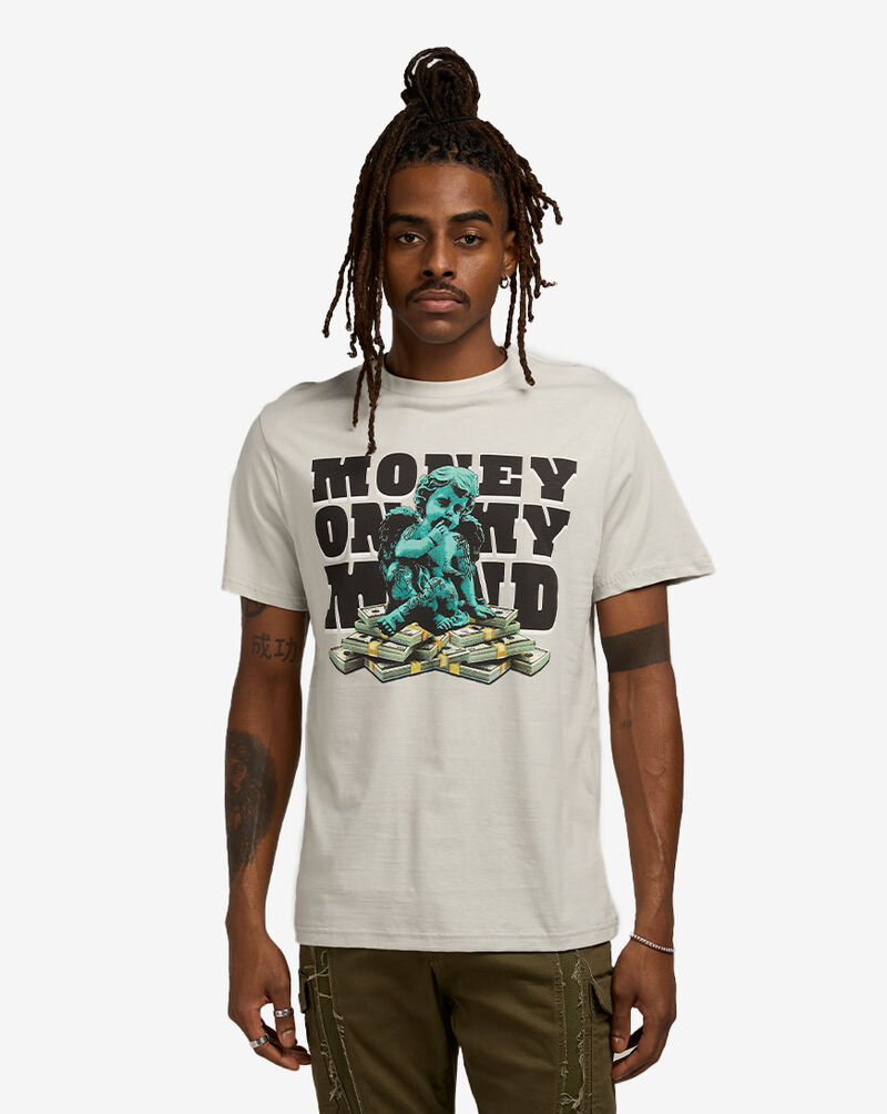 Graphic Tees Money On My Mind Tee MTUS201 White 1