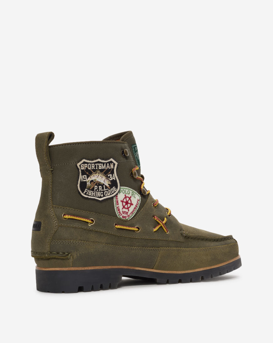 Shop Polo Ralph Lauren Ranger Mid Boot 812949794001 green