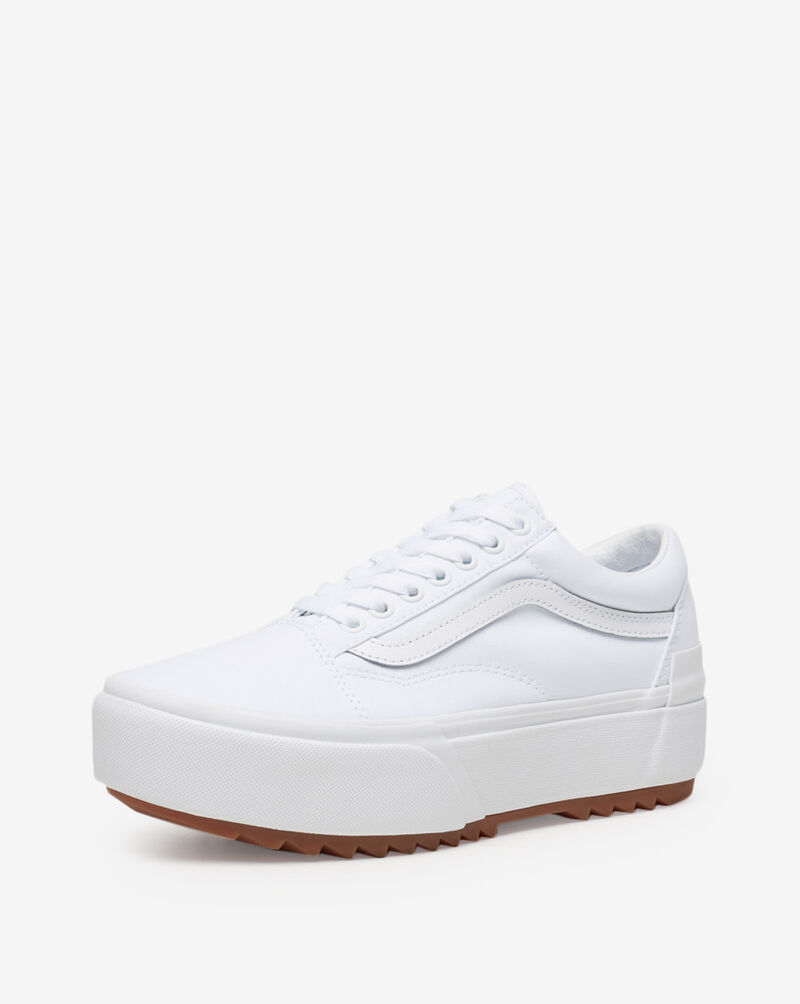 Vans Grade School Old Skool Stacked VN0A4U15L5RJ White 2