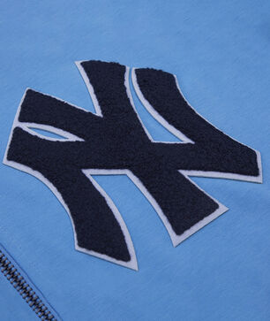 New York Yankees Classic Chenille Double Knit Full-Zip Pull Over Hoodie 