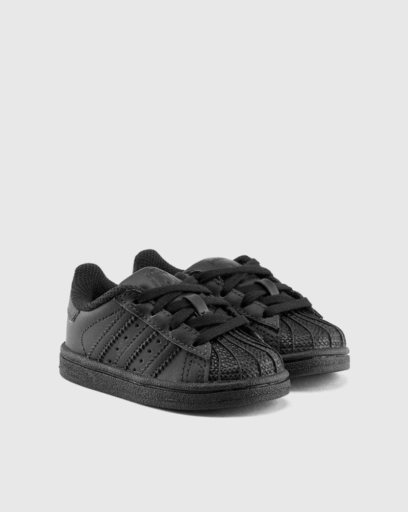 Adidas toddler superstar velcro black Clearance