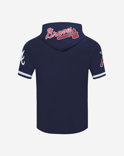 Atlanta Braves Ronald Acuna Jr. #13 Short Sleeve Classic Pull Over Hoodie 