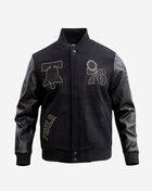 PRO STANDARD Black and Gold Philadelphia 76ers Varsity Jacket BP76513719-JBK Black 1