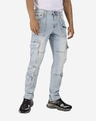 Decibel Multi Pocket Cargo Jeans DECWB438-BLU Blue 1