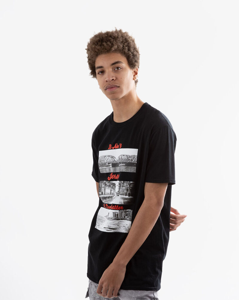 Graphic Tees Don't Matter Jersey Tee 3H-316B Black 2