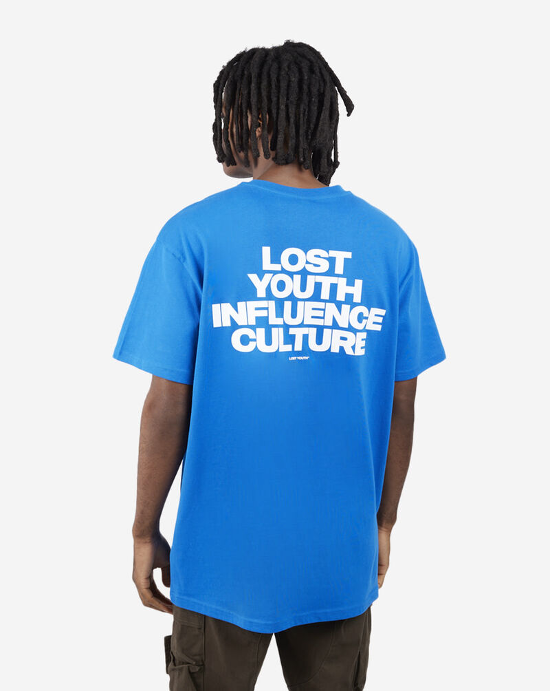 Lost Youth Culture Tee LY135-RYL Blue 3