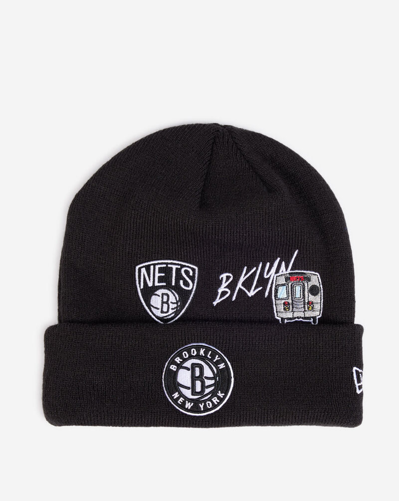 Transit Brooklyn Nets Beanie Hat NEW ERA BLACK SAN FRANCISCO