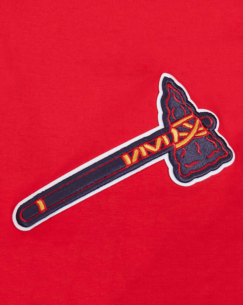 PRO STANDARD Atlanta Braves Old English Tee LAB1314643-RED Red 4