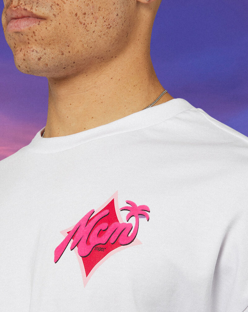 MCM MCM x SNIPES Palm T-Shirt  SFM252-002-2-WHT White 4