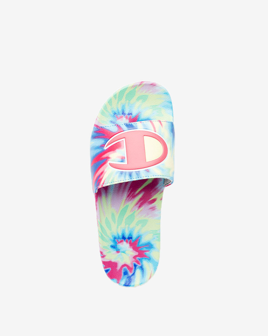 Tie dye shop champion slides
