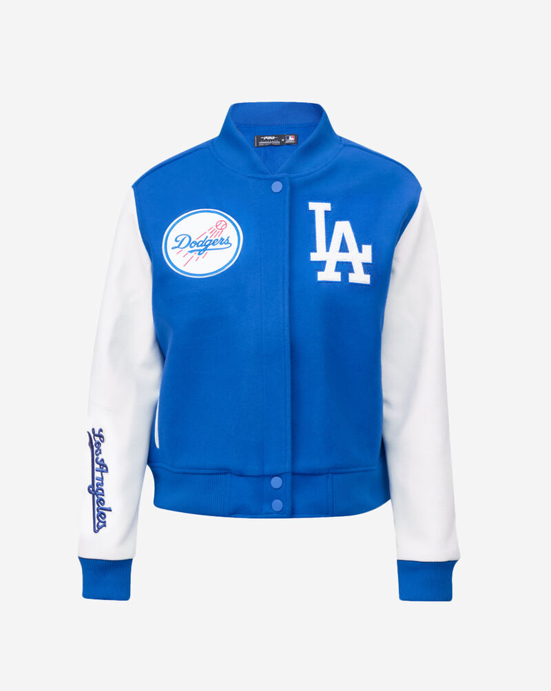 PRO STANDARD Los Angeles Dodgers Classic Wool Varsity Jacket  LLDH34415-DBW Blue 1