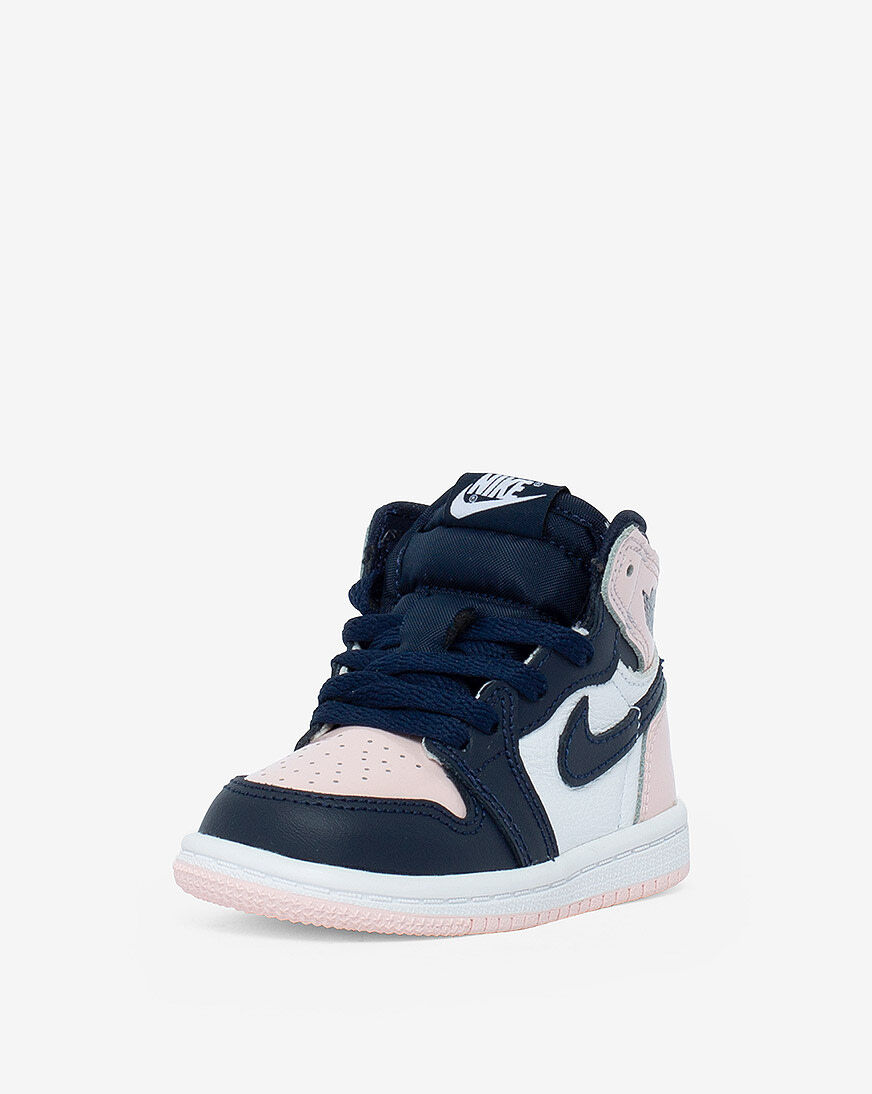 Shop Jordan Toddler Air Jordan 1 High CU0450-641 pink