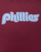 PRO STANDARD Philadelphia Phillies Varsity Blues Fleece Crewneck LPHC39021-WNE Red 2
