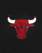 PRO STANDARD Chicago Bulls Retro Classic Rib Fleece Cropped Pullover Hoodie BCBC56221-BKR Black 2