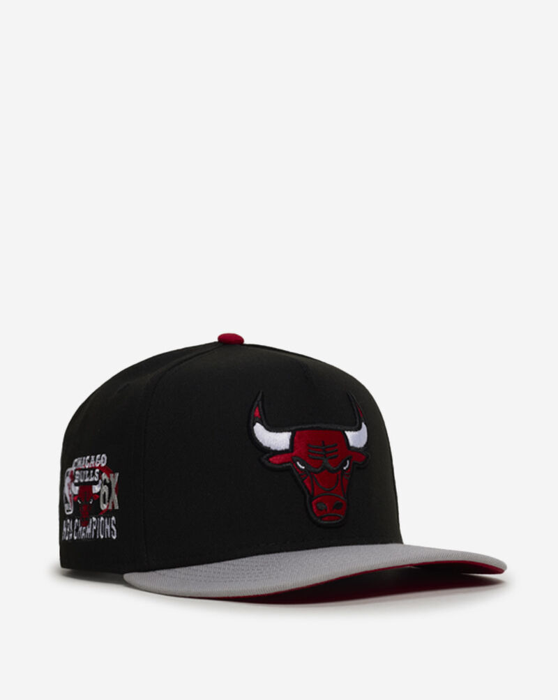 New Era 9Fifty Chicago Bulls A-Frame Snapback Hat 71107731 Black 1