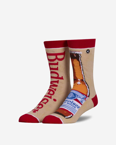 Budweiser Split Crew Socks (L)