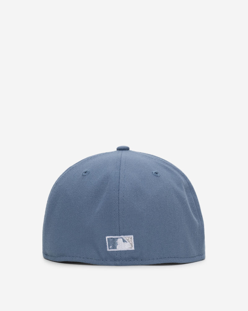 New Era 59Fifty New York Yankees Metallic Fitted Hat 70931920 Blue 2