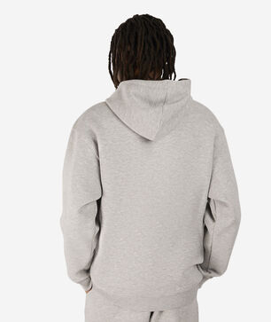 Brushed Back Small Logo Hoodie