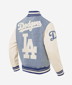 Los Angeles Dodgers Varsity Blues Denim Varsity Jacket