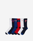Polo Wings Crew Socks (9-11, 6 Pack) 