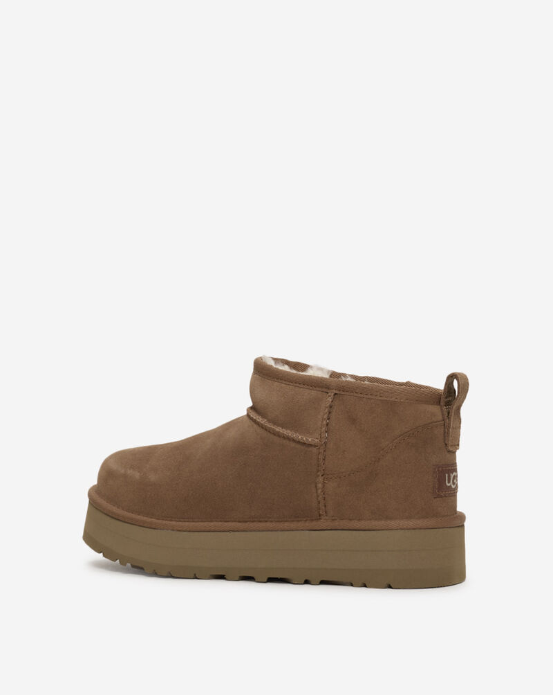 UGG Grade School Classic Ultra Mini Platform 1157791KCHE Brown 8