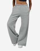 Nike Studio Fleece Medium Weight Mid-Rise Wide-Leg Pants IU1958-063 Grey 1