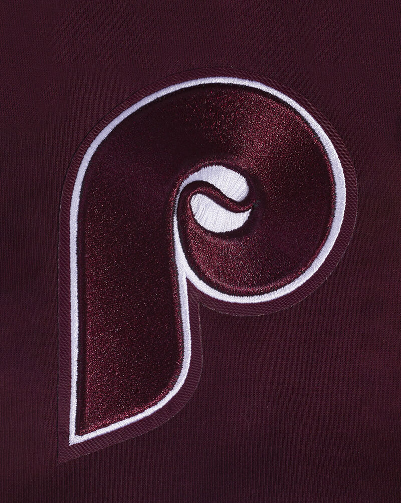 PRO STANDARD Philadelphia Phillies Short Sleeve Classic Warm Up Jacket LPH1314574-WNE Red 4