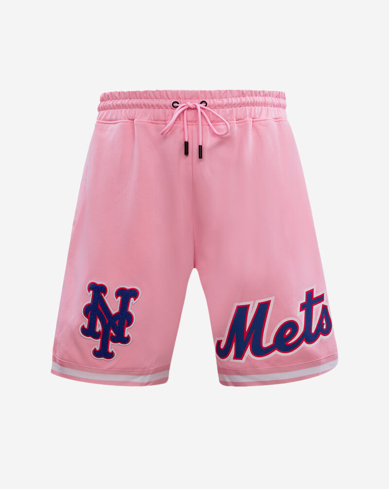 PRO STANDARD New York Mets Classic Chenille Double Knit Short LNM331584-PNK Pink 1