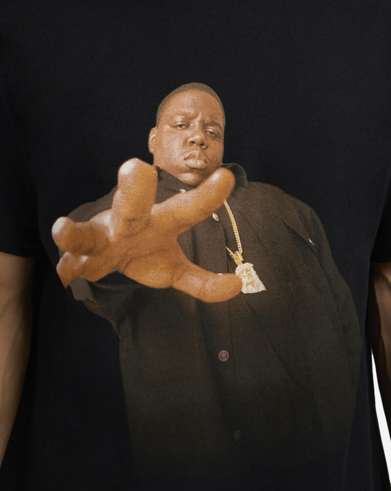 Graphic Tees Biggie 5 Fingers Tee BSL147082 Black 3
