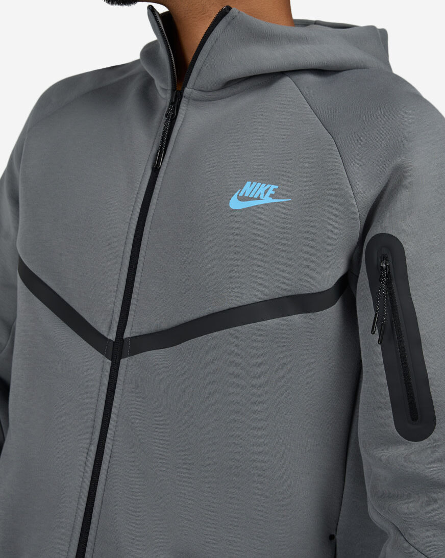 Shop Nike Tech Fleece Full-Zip Windrunner Jacket HV0949-085 grey