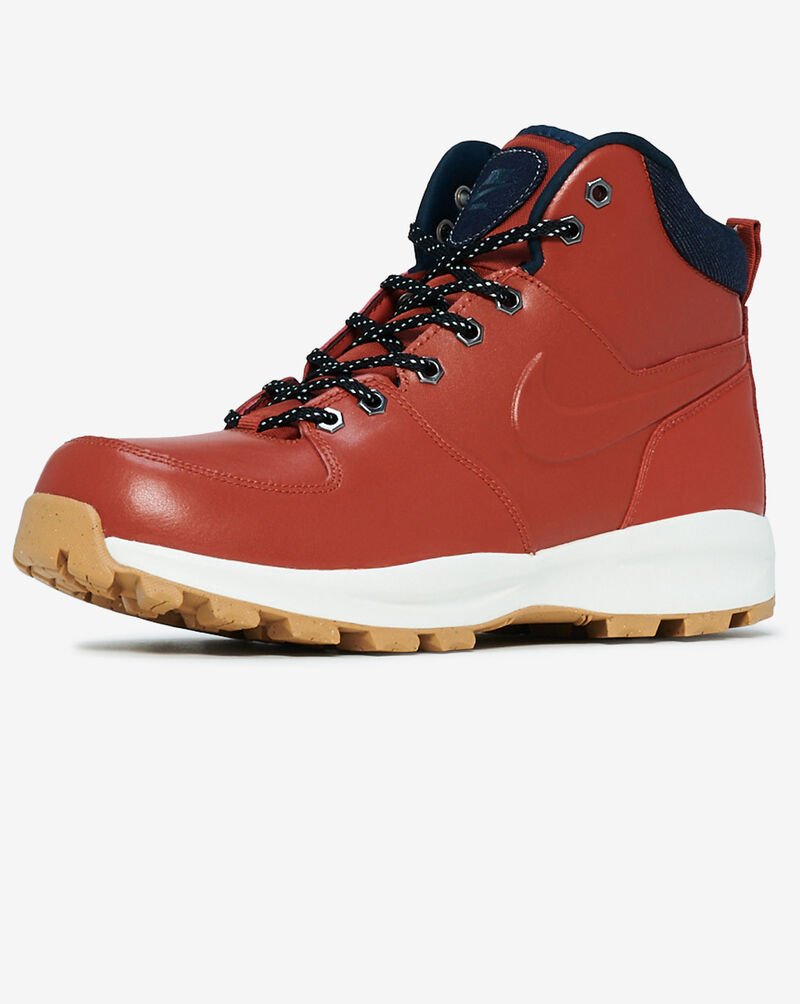 Men’s NIKE Manoa Leather SE High leather boots- Size 9.5. Rugged orange/Navy Nike Manoa Leather SE High Mens Boots Rugged Orange Denim  main image 3