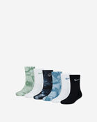 Nike Little Kids' Dyed 6Pk Crew Socks BN1439-G0Z Multi 1