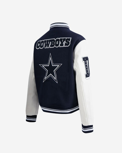 Dallas Cowboys Mash Up Rib Wool Varsity Jacket