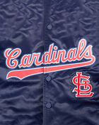 PRO STANDARD Big Kids' St. Louis Cardinals Classic Satin Jacket LSCB6315070-MDN Blue 4