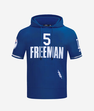 Los Angeles Dodgers Freddie Freeman #5 Classic Short Sleeve Pullover Hoodie