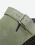 Dr. Martens Zebzag Suede Slingback Platform Mules 31937300 Green 8