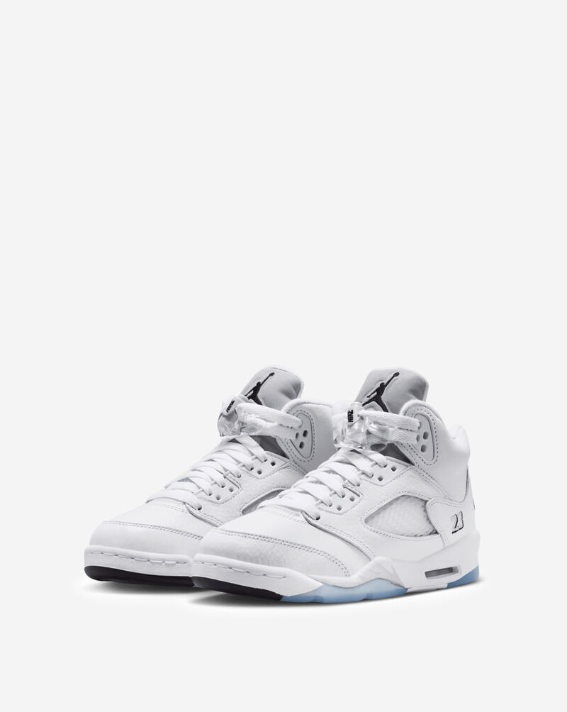 Jordan Big Kids' Air Jordan 5 Retro OG "White Metallic" HQ7980-103 White 2