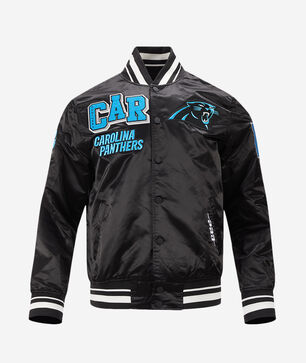 Carolina Panthers Mash Up Rib Satin Jacket 