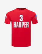 PRO STANDARD Philadelphia Phillies Bryce Harper #3 Classic Single Jersey Tee LPH1315406-RED Red 1
