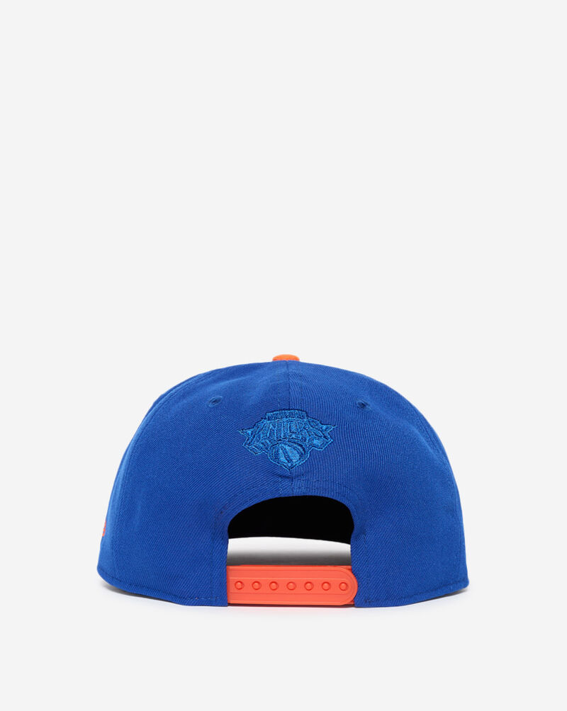 New Era 9Fifty New York Knicks Flame A-Frame Snapback Hat 71099375 Blue 3