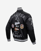 Chicago White Sox Old English Rib Satin Jacket