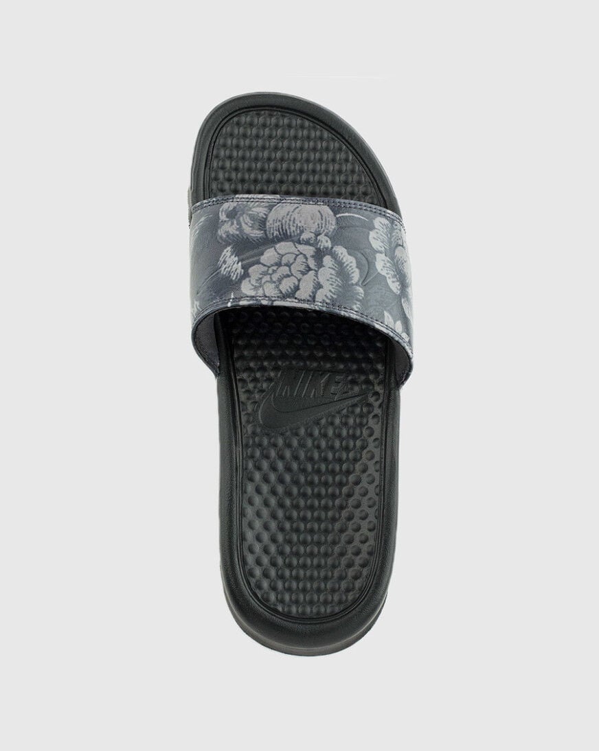 Nike benassi hot sale jdi floral slides